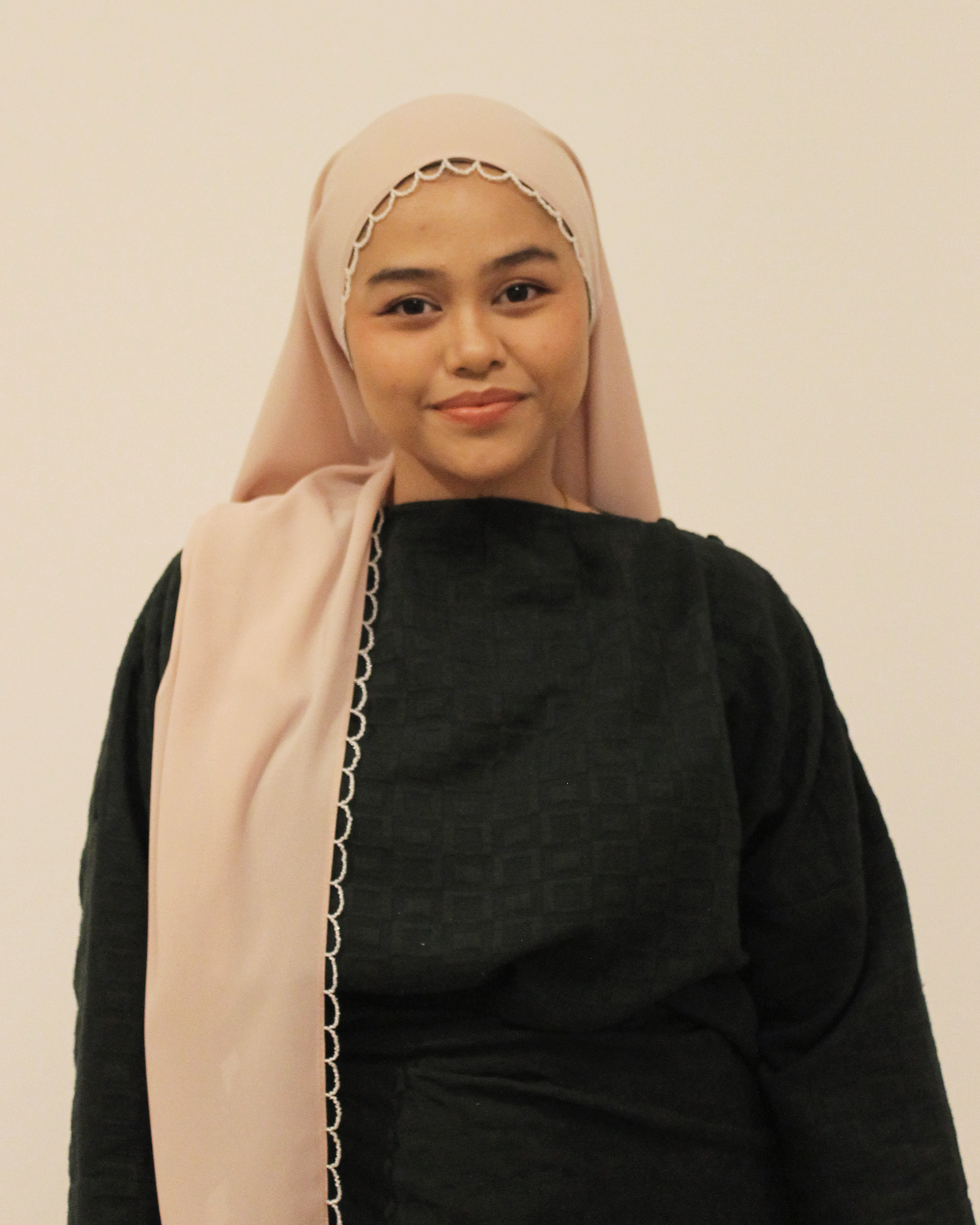 Sylvie Beads Shawl in Pastel Mauve - Image 2